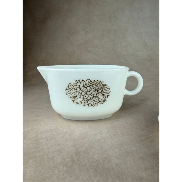 Vintage Pyrex Woodland Brown Gravy Boat and Drip Tray Mod MCM 1970s - Picture 8 of 11